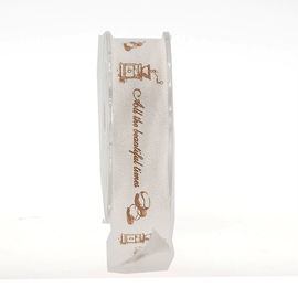 15mm 빠른 인쇄 리본, 케이크 상자 감싸기를 위한 인쇄된 면 테이프 리본