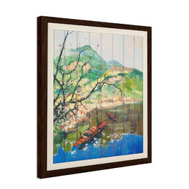 저항하는 나무 골격 눈물을 가진 54 x 43.5cm 크기를 그리는 가정 장식 리본