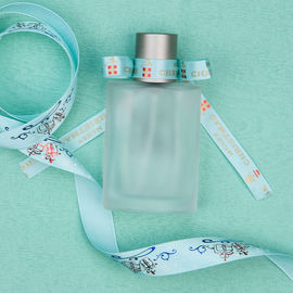 주문 Parfums 선물 패킹 리본, 포일을 가진 금 9mm 폴리에스테 공단 리본