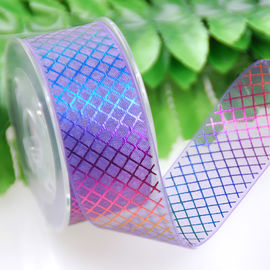 향수 포장 무지개 Organza Ribbon의 19mm 길이 투명한 Organza 리본