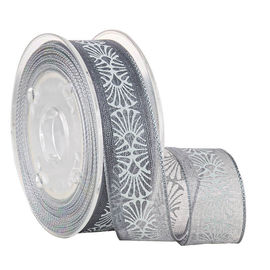 패키징하여 경품을 위한 19MM 인쇄된 완전한 리본 크기를 회색으로 하세요